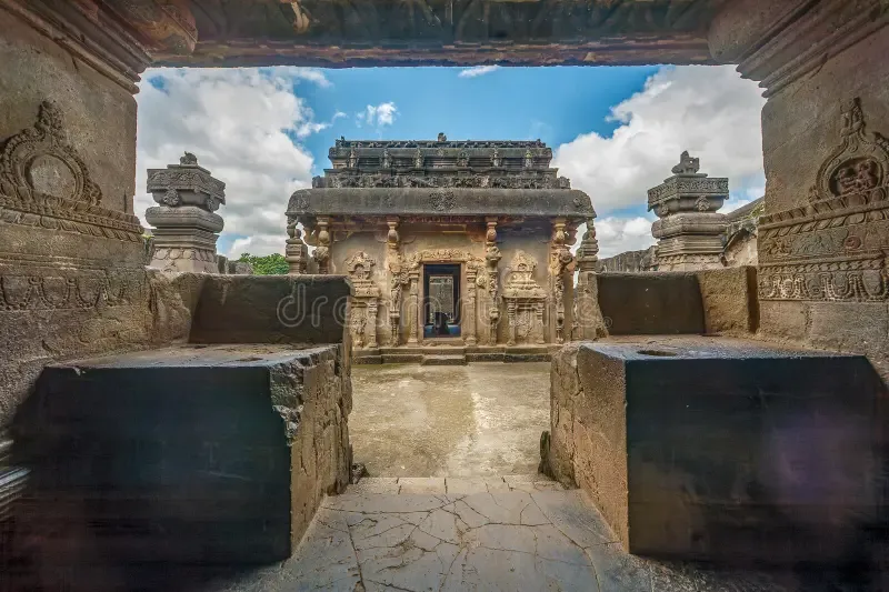 Kailas temple sambhaji nagar from Pune