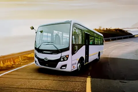 SelectBus 32-seater non-AC bus front view for group bus rental trips